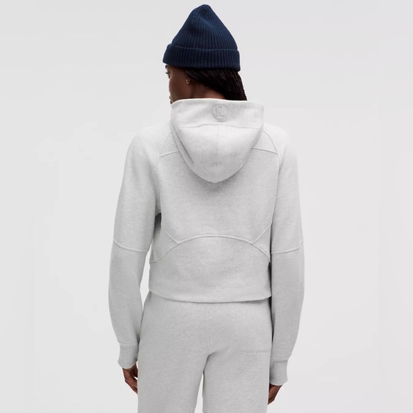 Part of MATCHING SET Lululemon Gray Sweatshirt Scuba Oversized Half-Zip Hoodie - Picture 3 of 9